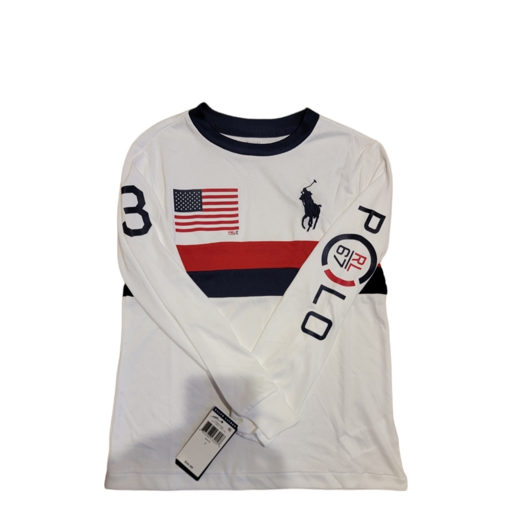 Kids Athletic Polo Long Sleeve